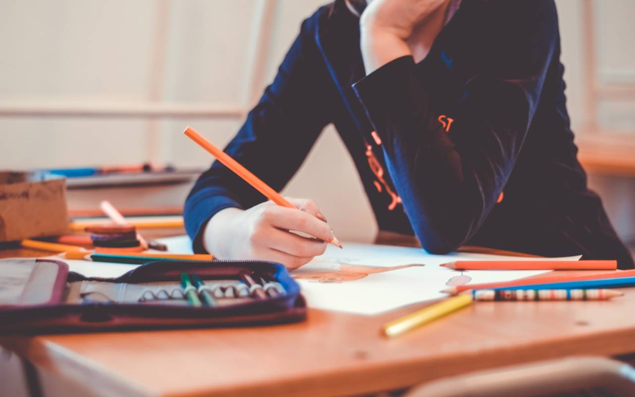 Schüler im Klassenzimmer