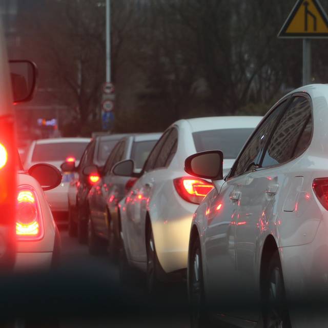 Stau im Autoverkehr