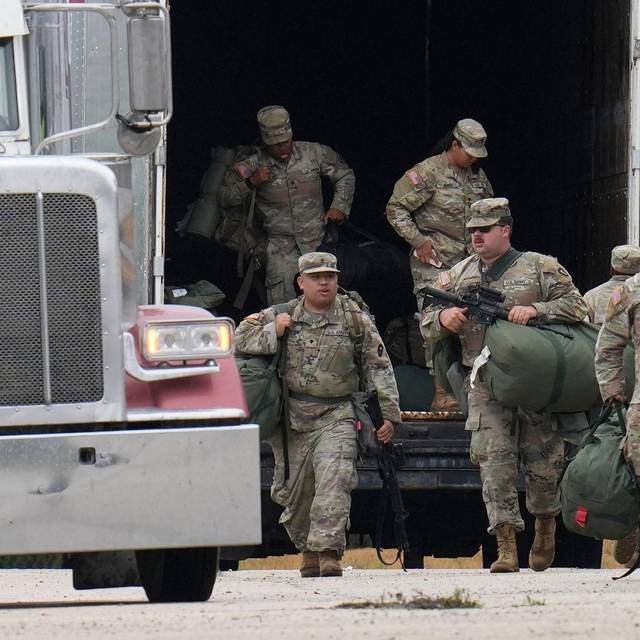 Nationalgarde aus Texas in Illinois