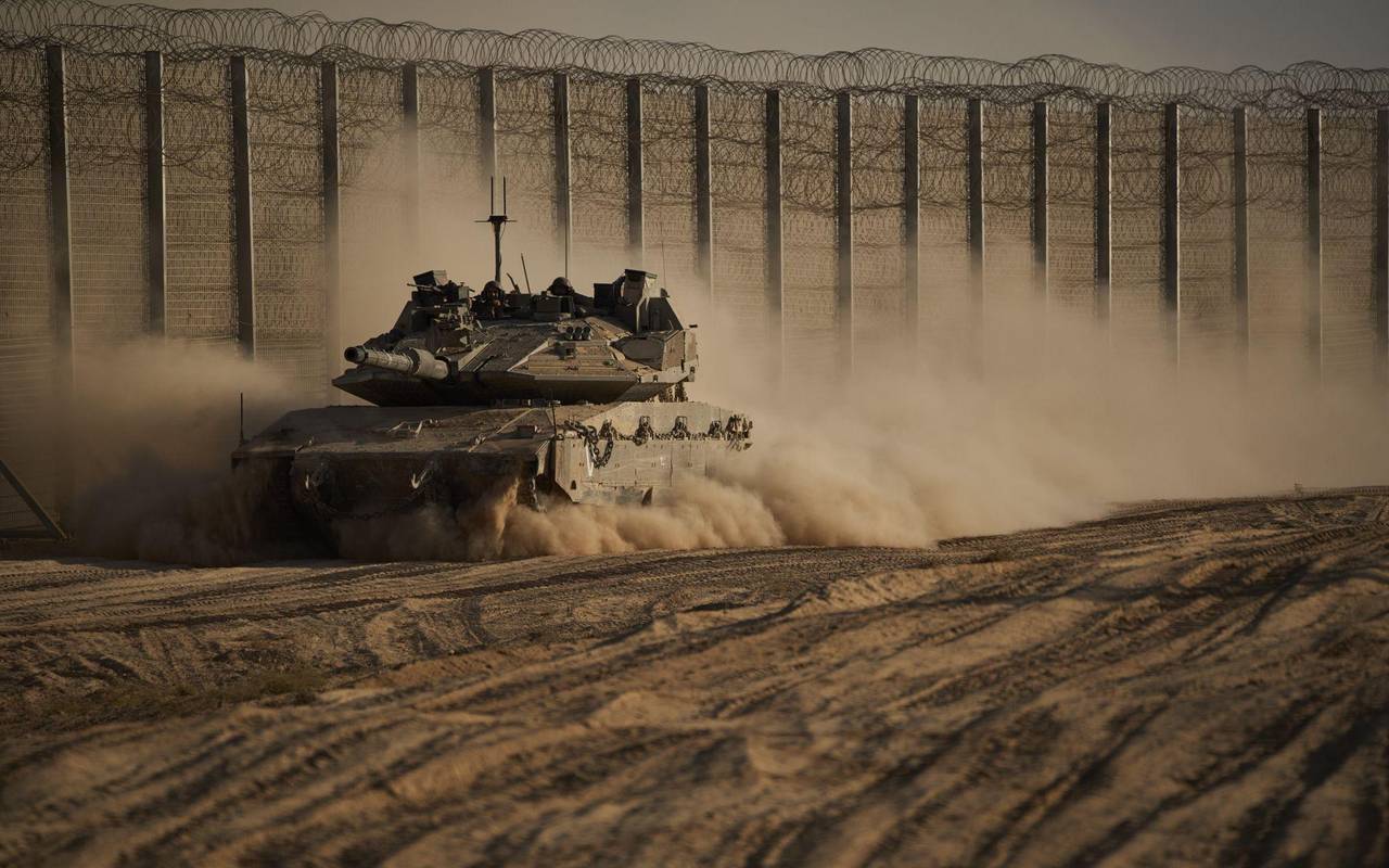 Nahostkonflikt - Grenze zwischen Israel und Gaza