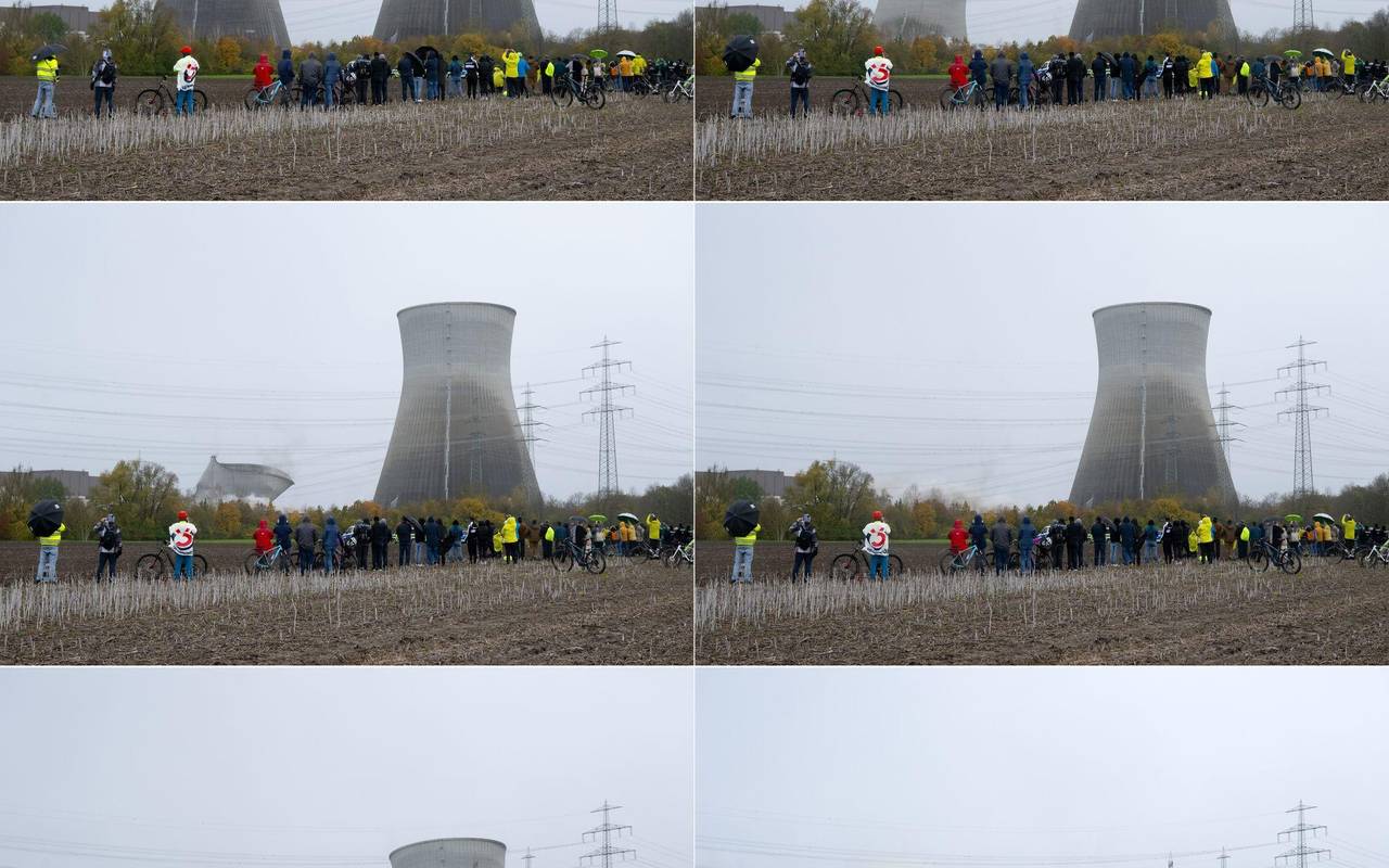 Sprengung Kühltürme Kernkraftwerk Gundremmingen