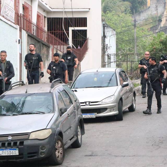 Polizeieinsatz in Favelas in Rio de Janeiro