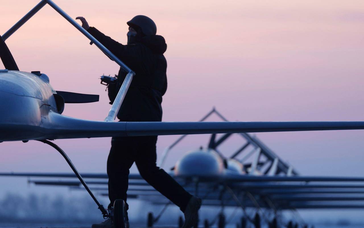 Ukraine-Krieg - ukrainische Drohnen