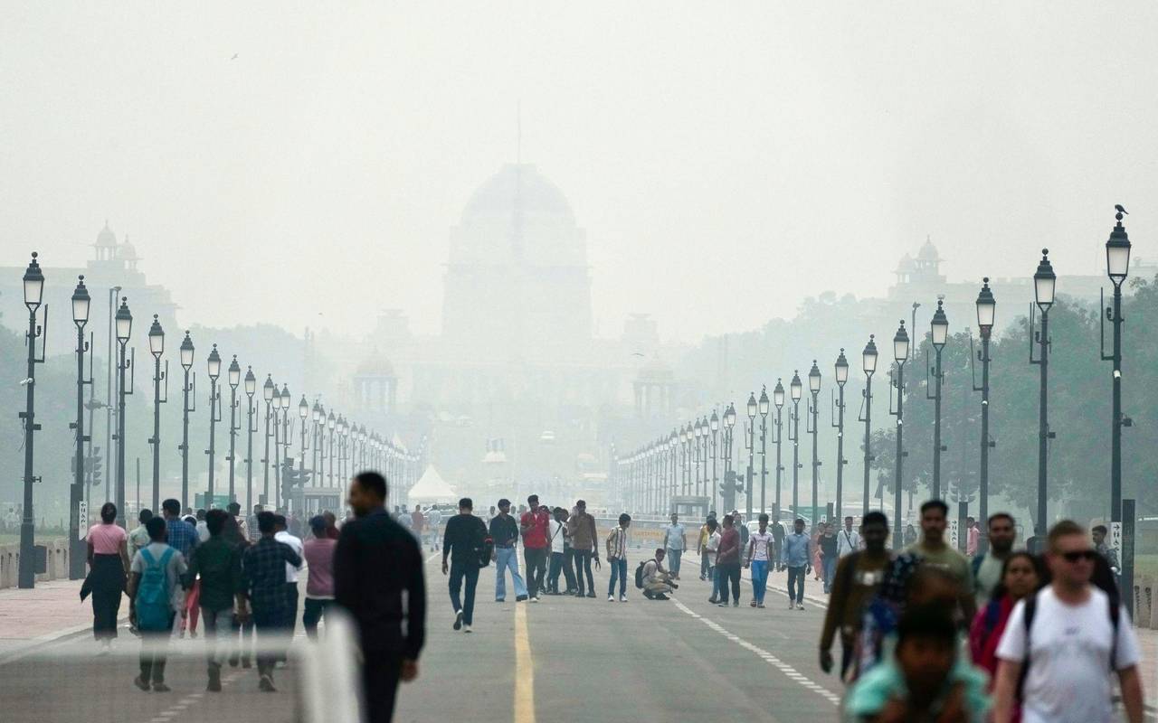 Smog in Neu Delhi