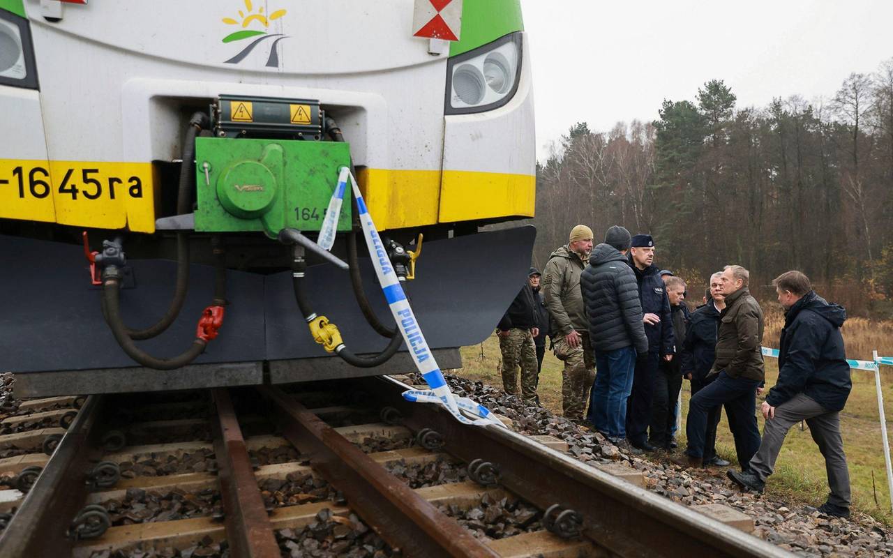 Bahnstrecke in Polen durch Sabotage beschädigt