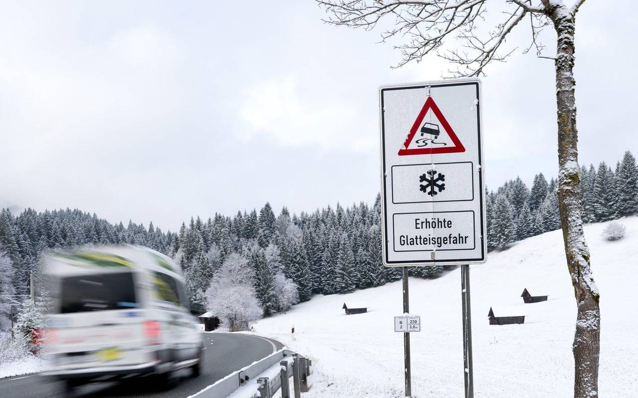 Schnee in Bayern