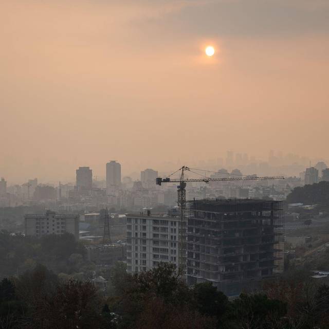 Smog in Teheran