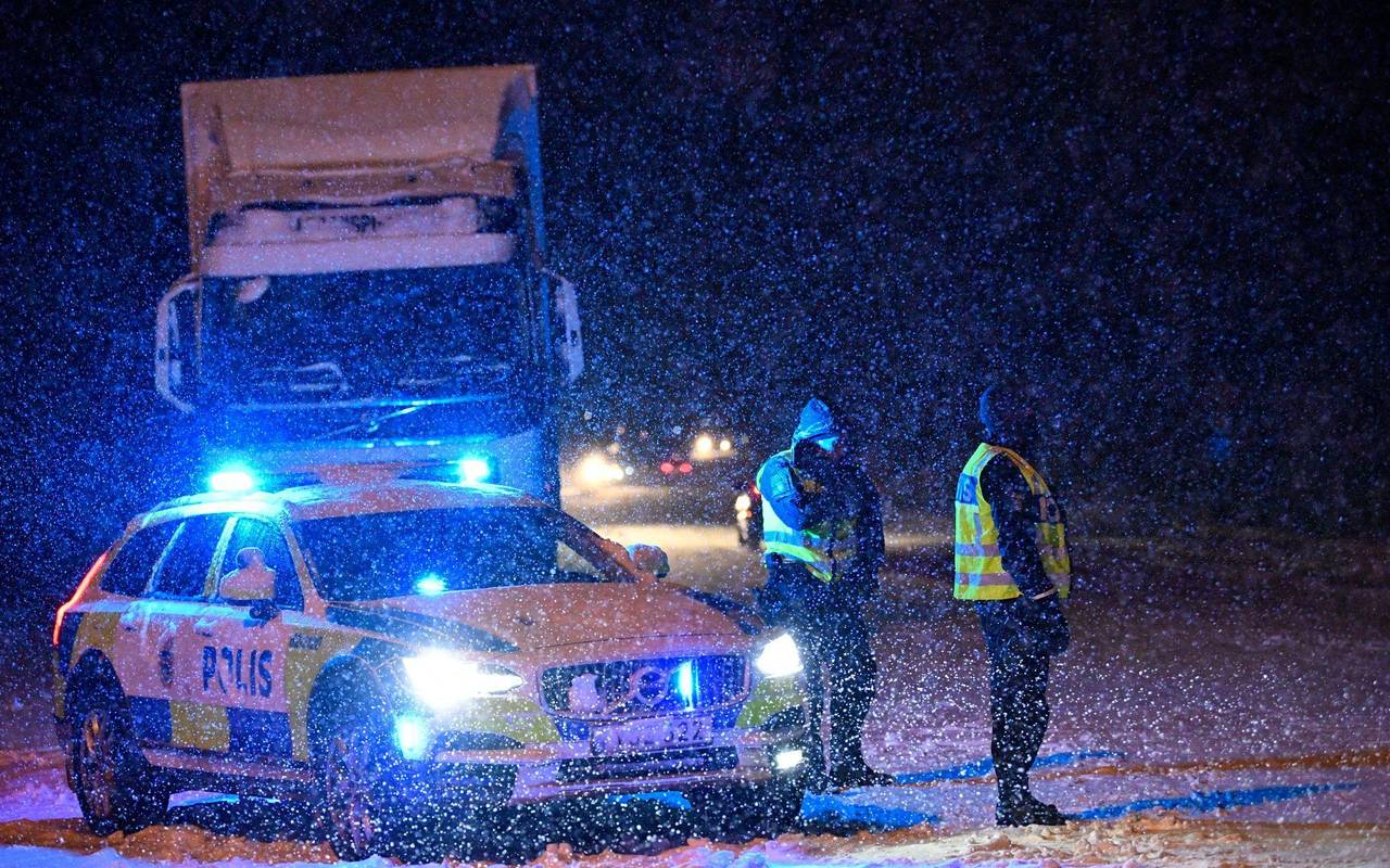 Busunfall in Schweden