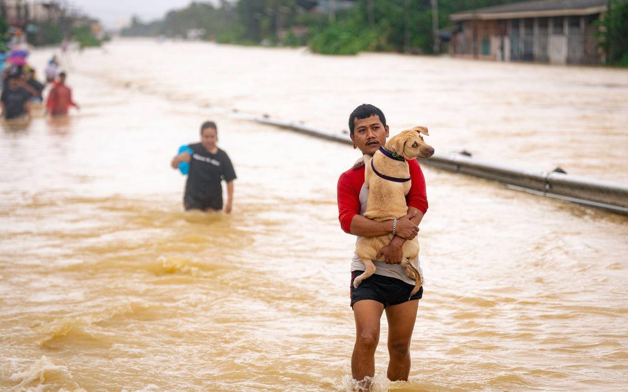 Überschwemmungen in Südthailand