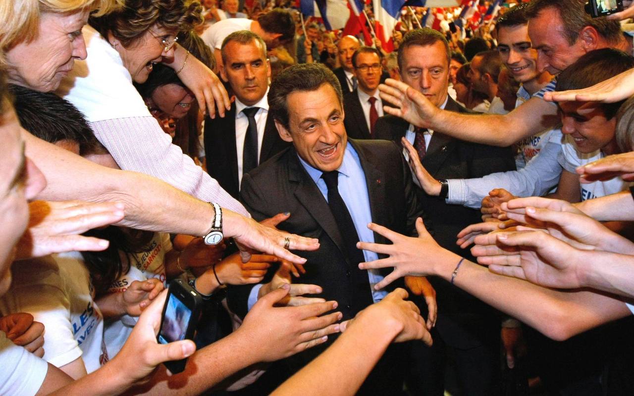 Nicolas Sarkozy im Wahlkampf 2012