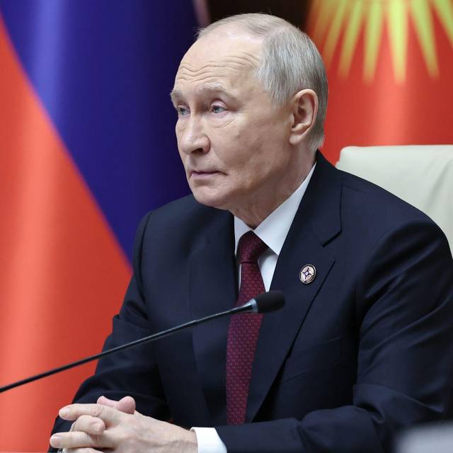 Russlands Präsident Putin bei Gipfeltreffen in Kirgistan