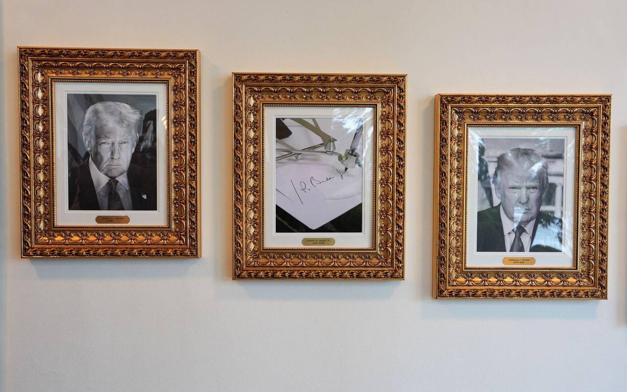 "The Presidential Walk of Fame" im White House