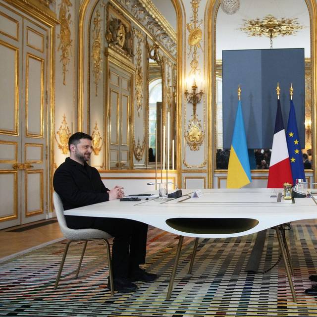 Präsident der Ukraine in Frankreich
