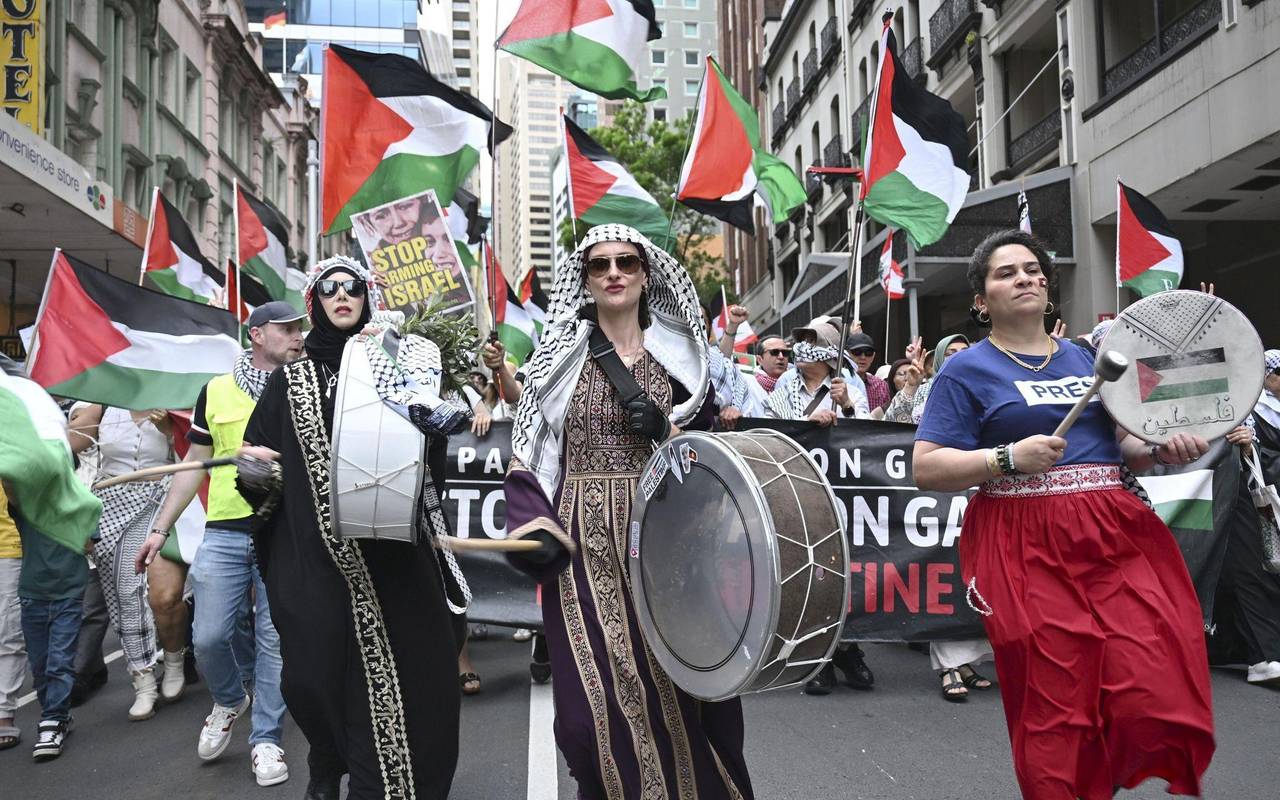 Propalästinensische Demonstration in Sydney