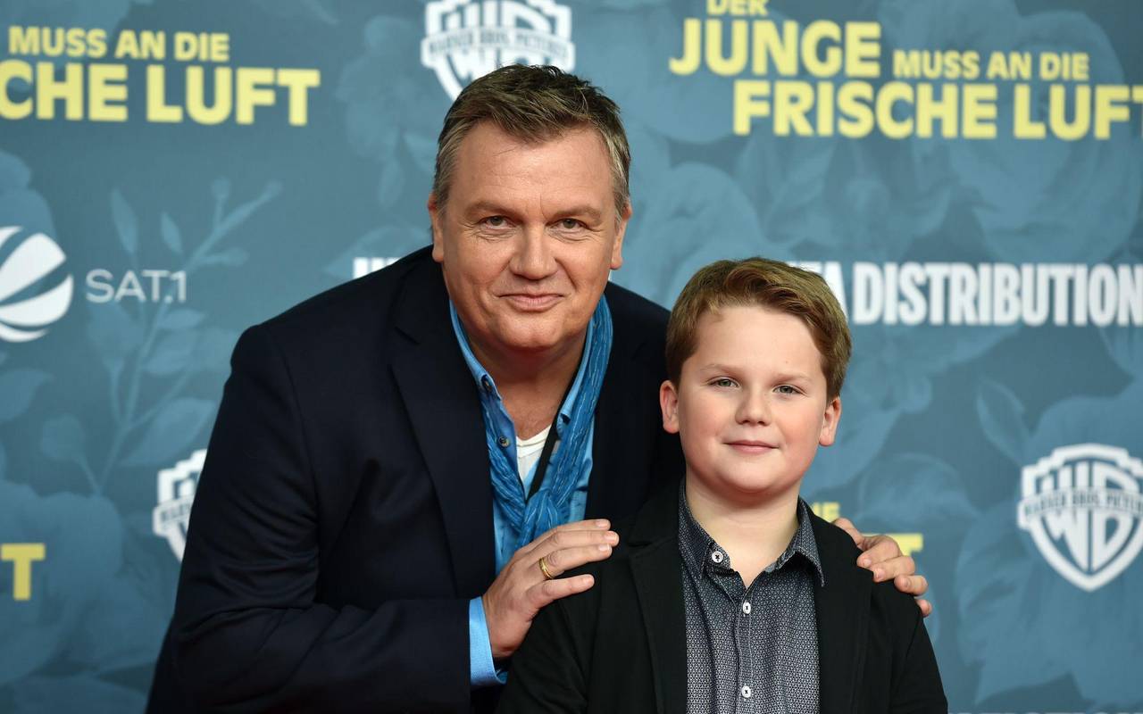 Julius Weckauf mit Hape Kerkeling