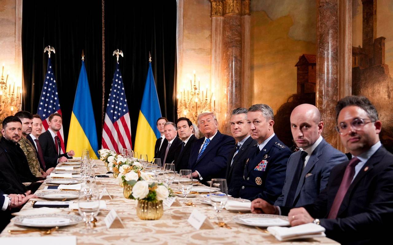 US-Präsident Trump empfängt Präsident Selenskyj in Florida