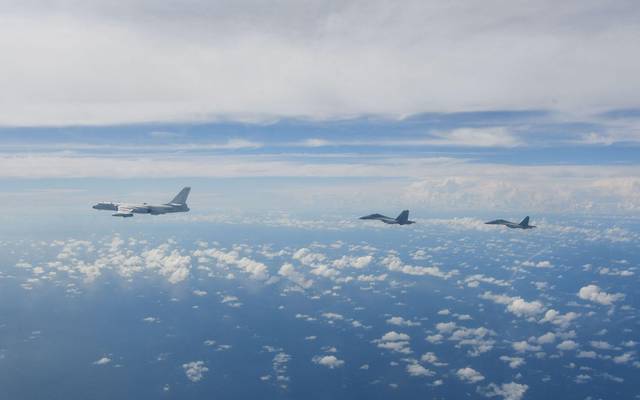 Chinesische Kampfflieger um Taiwan