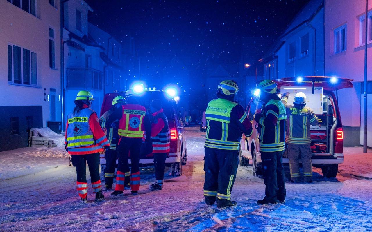 Explosion in Wohnhaus