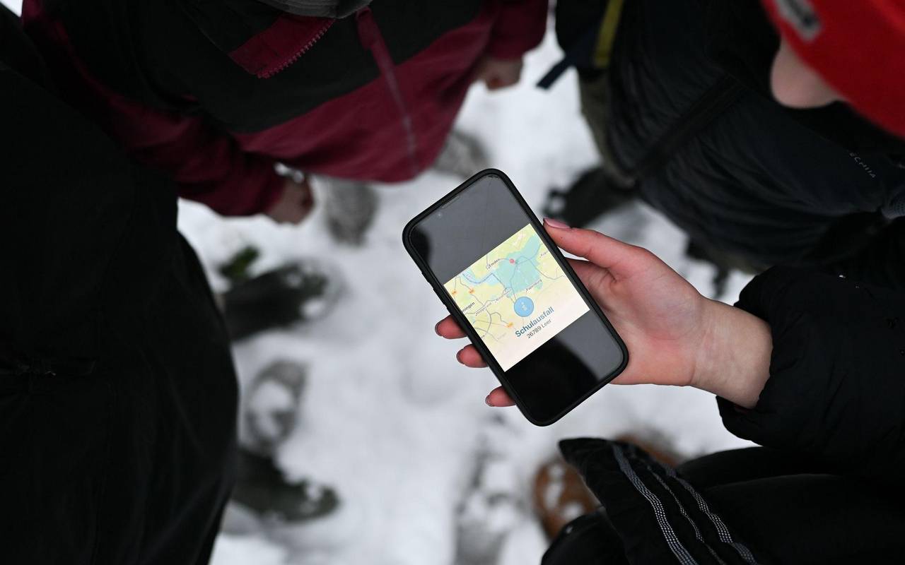 Winterwetter - Schulausfall in Leer