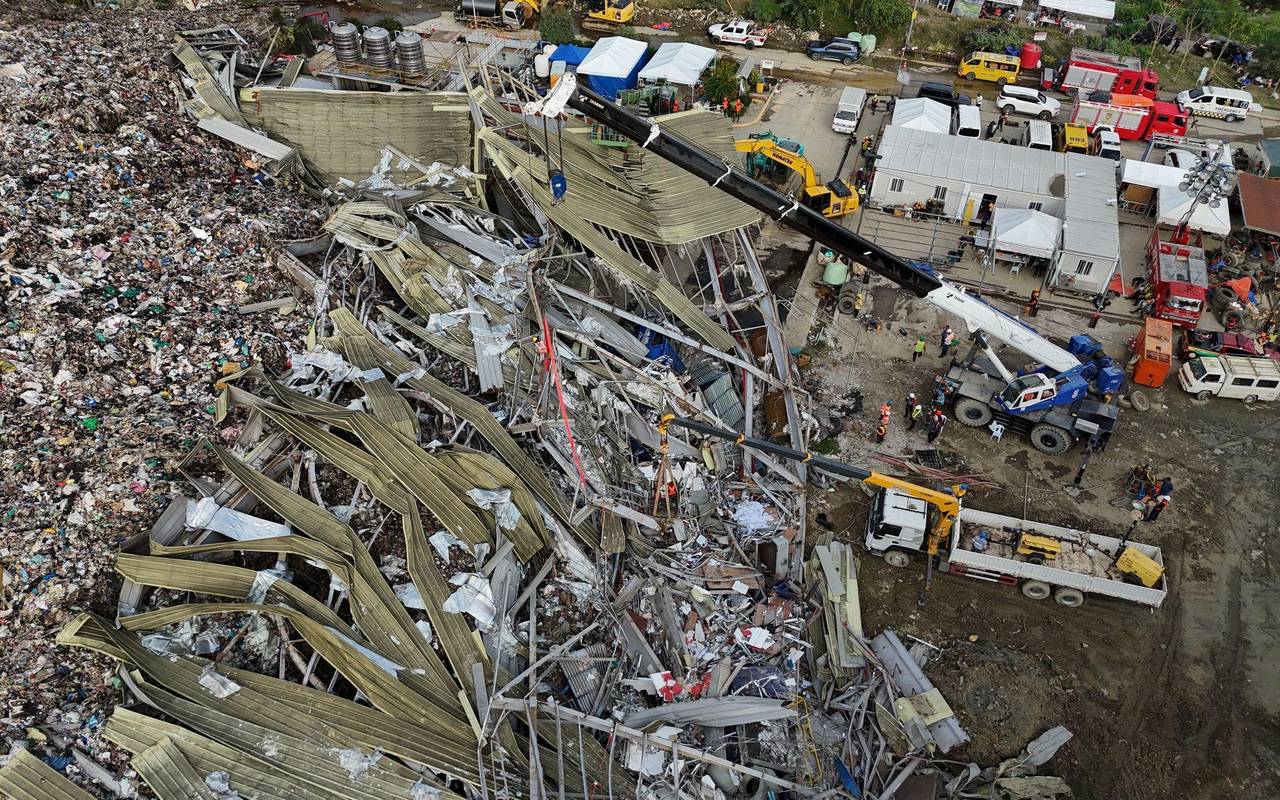 Einsturz einer Mülldeponie auf den Philippinen