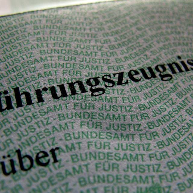 Führungszeugnis