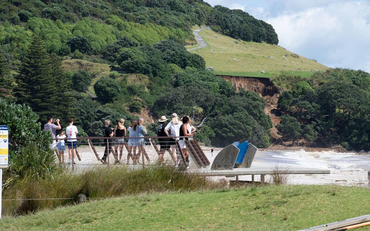 Erdrutsch in Neuseeland