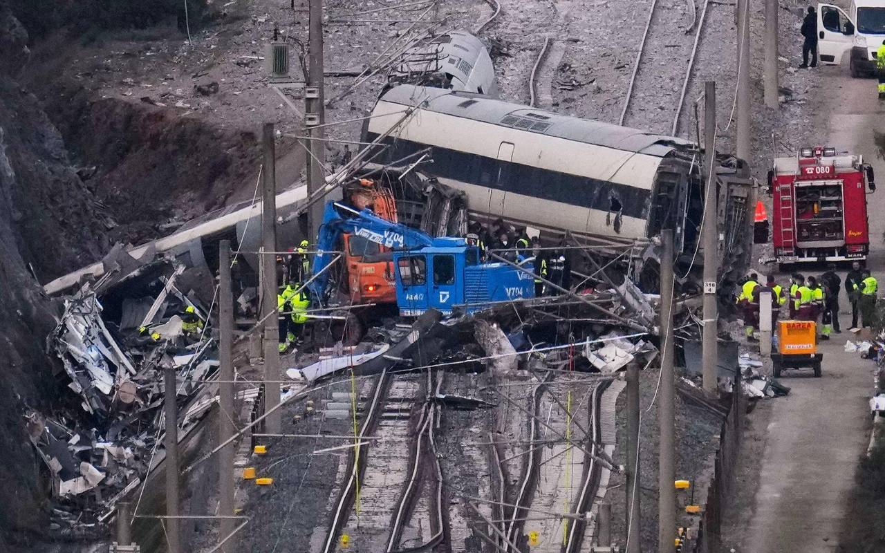 Nach dem Zugunglück in Spanien