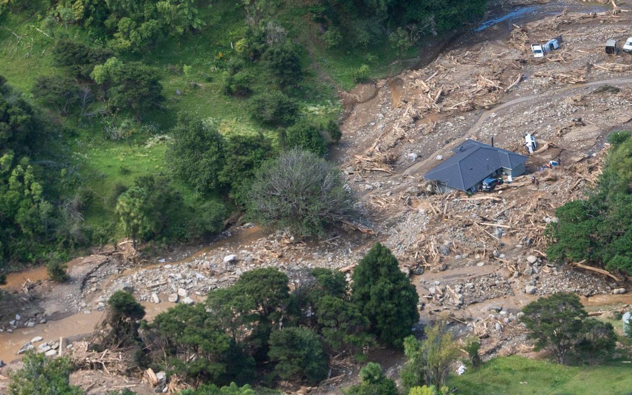 Erdrutsch in Neuseeland