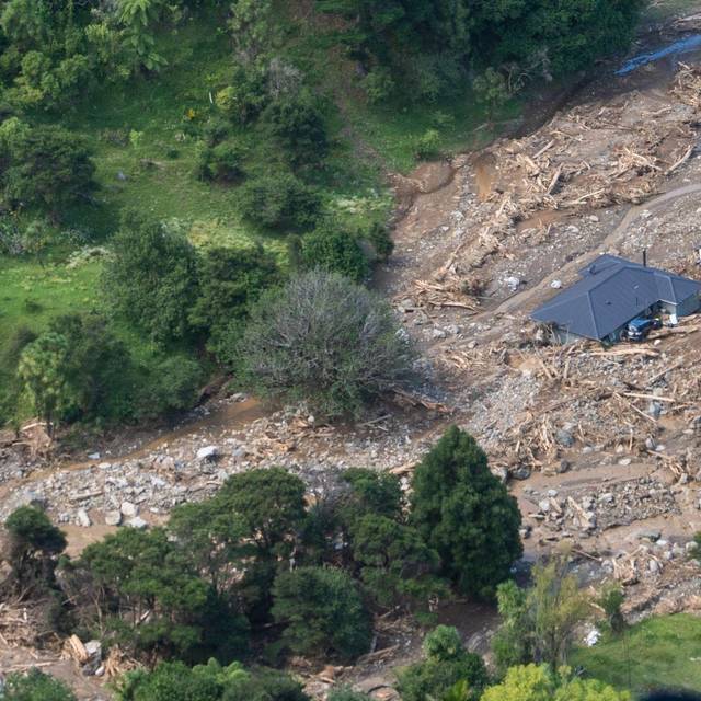 Erdrutsch in Neuseeland