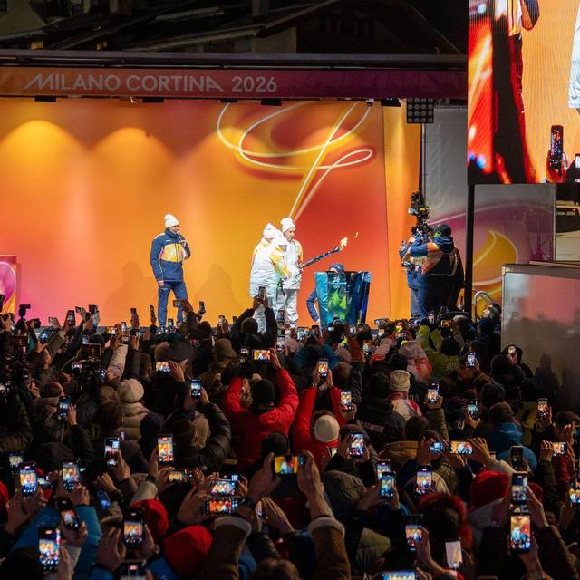 Vor den Olympischen Winterspielen in Italien