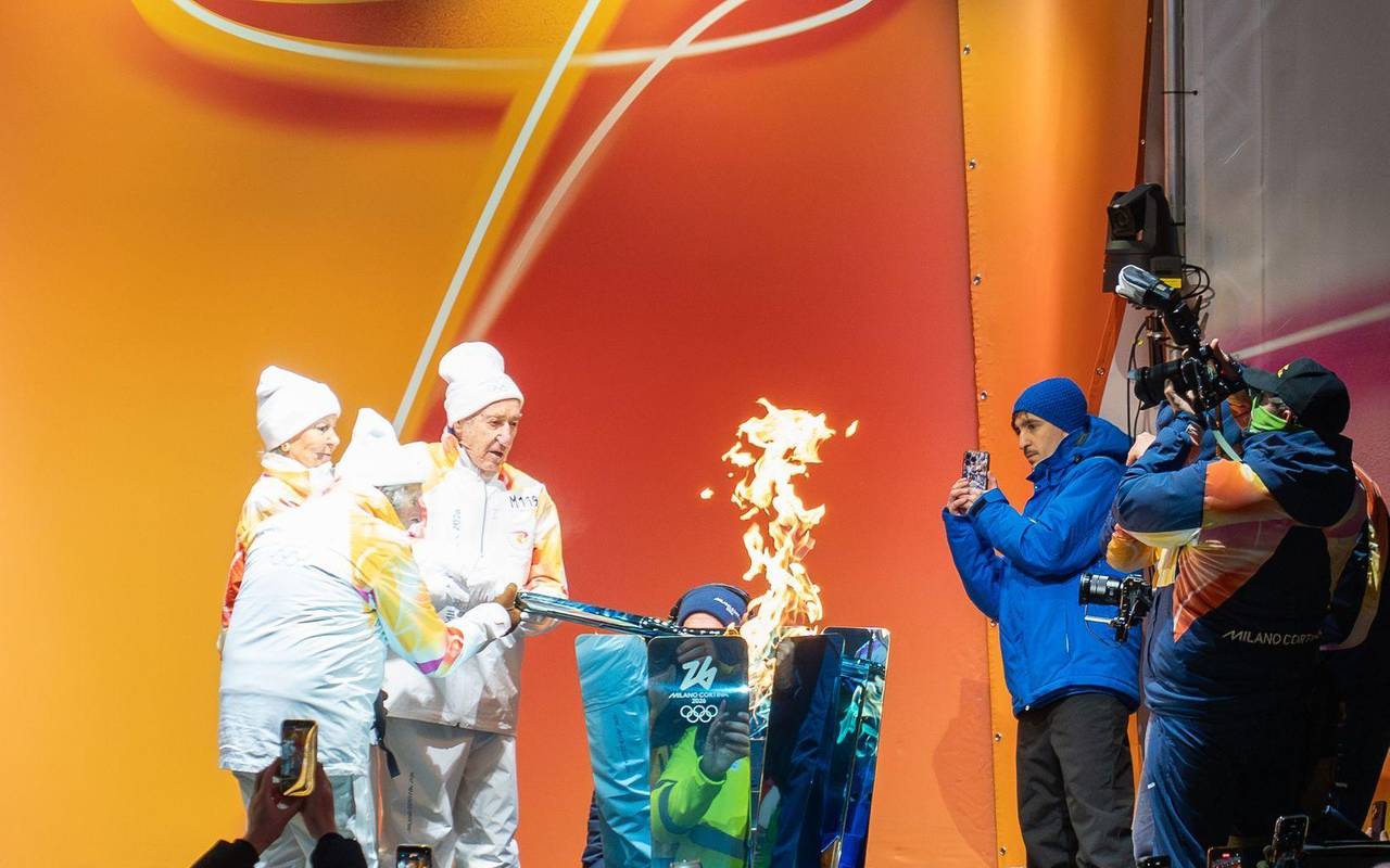 Vor den Olympischen Winterspielen in Italien