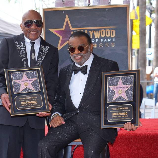 Stern auf dem Hollywood Walk Fame für Isley Brothers