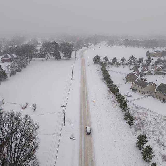 Winterwetter in den USA - Harrisburg