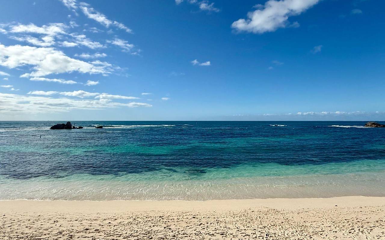 Strand auf Rottnest Island in Westaustralien