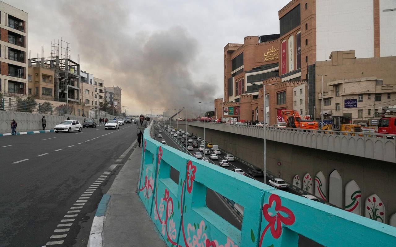 Feuer in Teheran