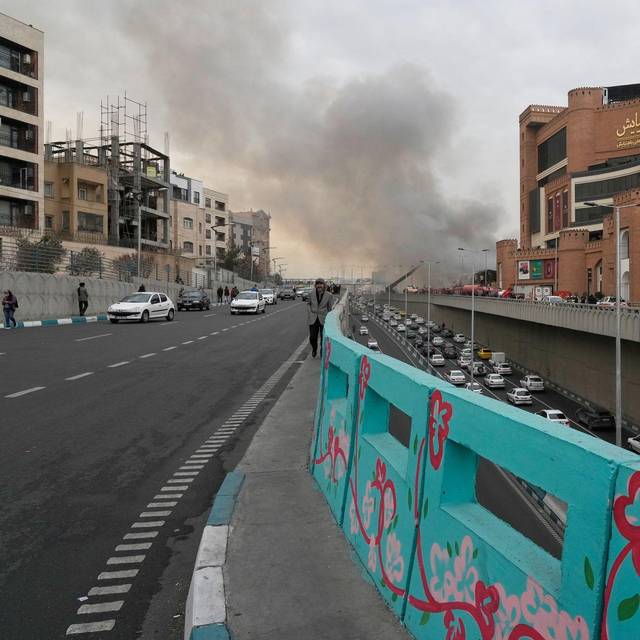 Feuer in Teheran