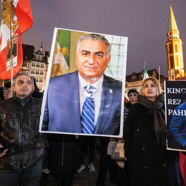 Demonstration gegen das Regime im Iran