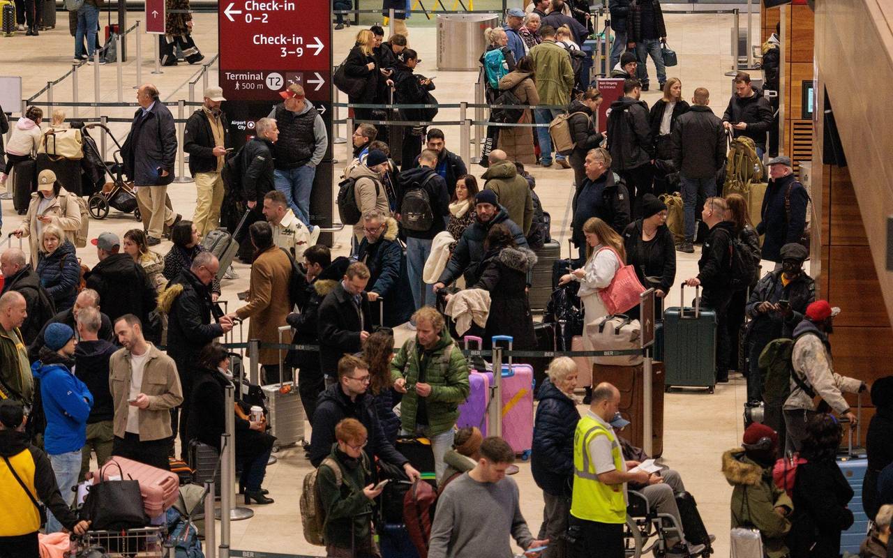 Winterwetter - Flughafen Berlin/Brandenburg