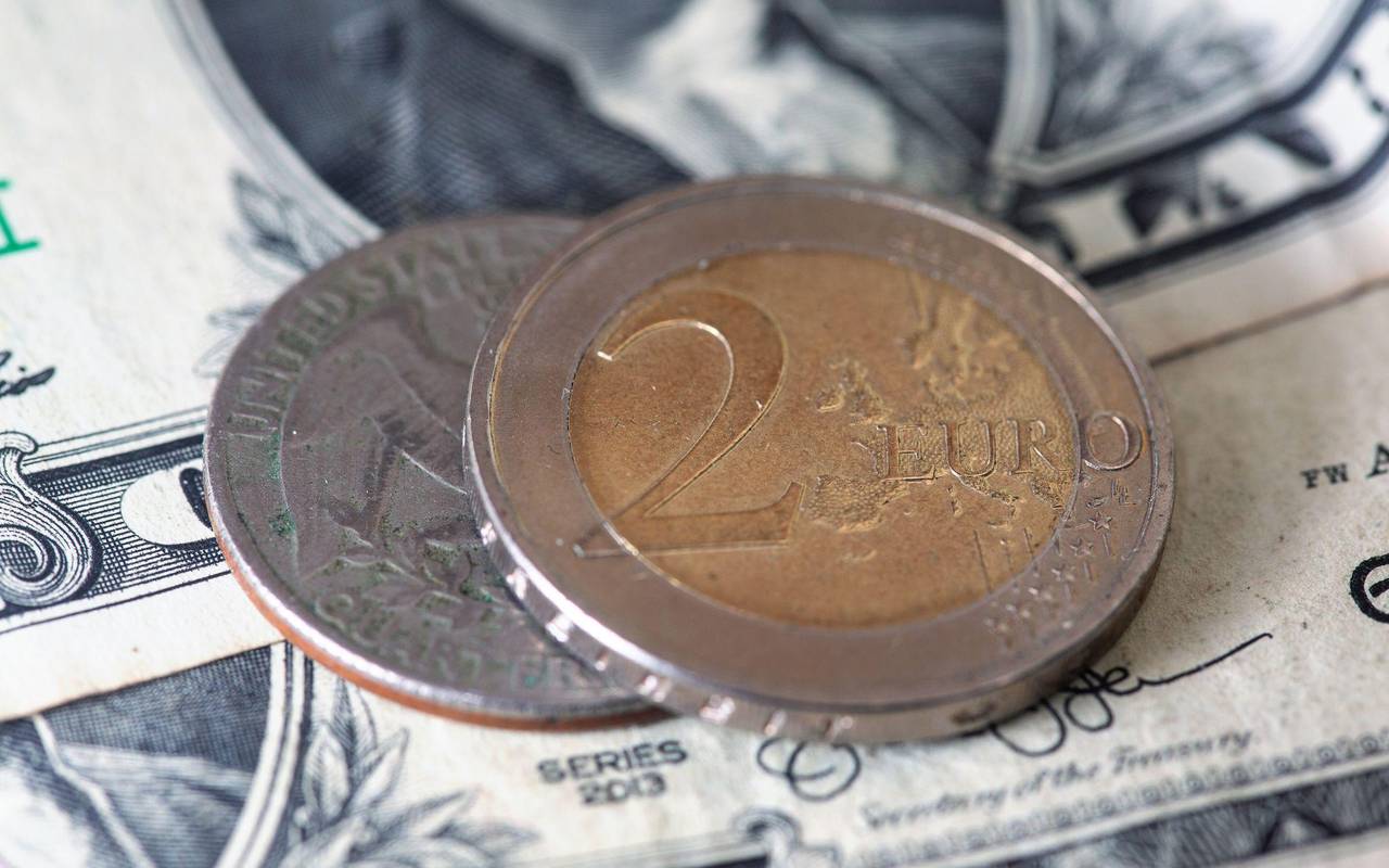 Euro und US-Dollar