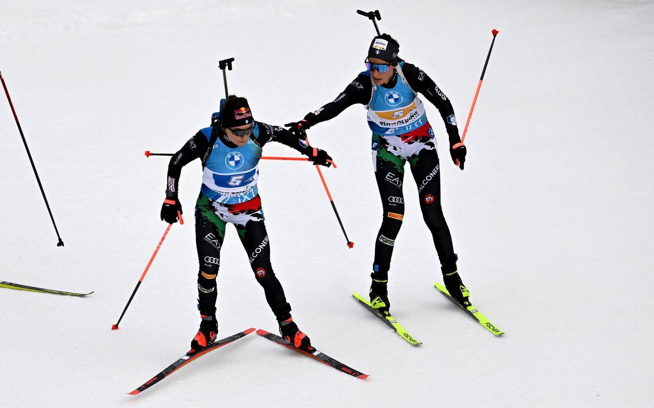 Rebecca Passler und Dorothea Wierer