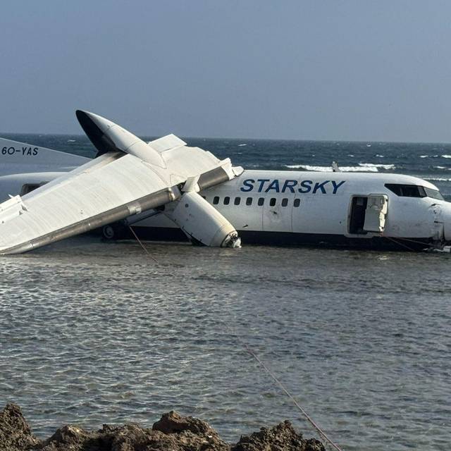 Flugzeugcrash in Mogadischu