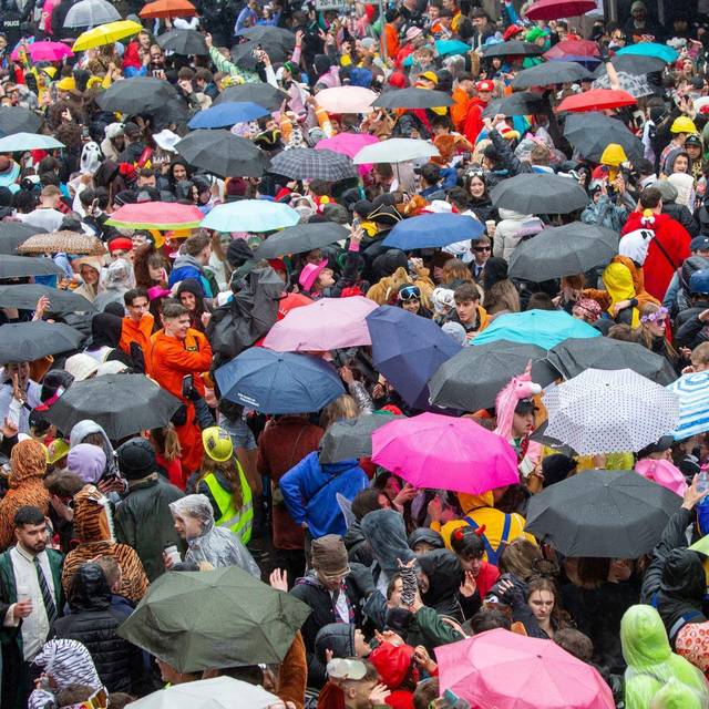 Vereinzelt Regen und milde Temperaturen bis Rosenmontag erwartet.
