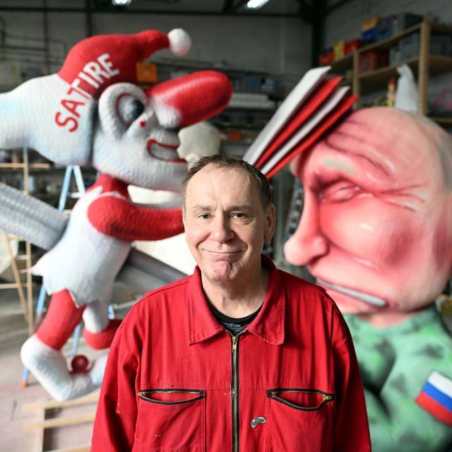 Jacques Tilly und Putin-Motivwagen