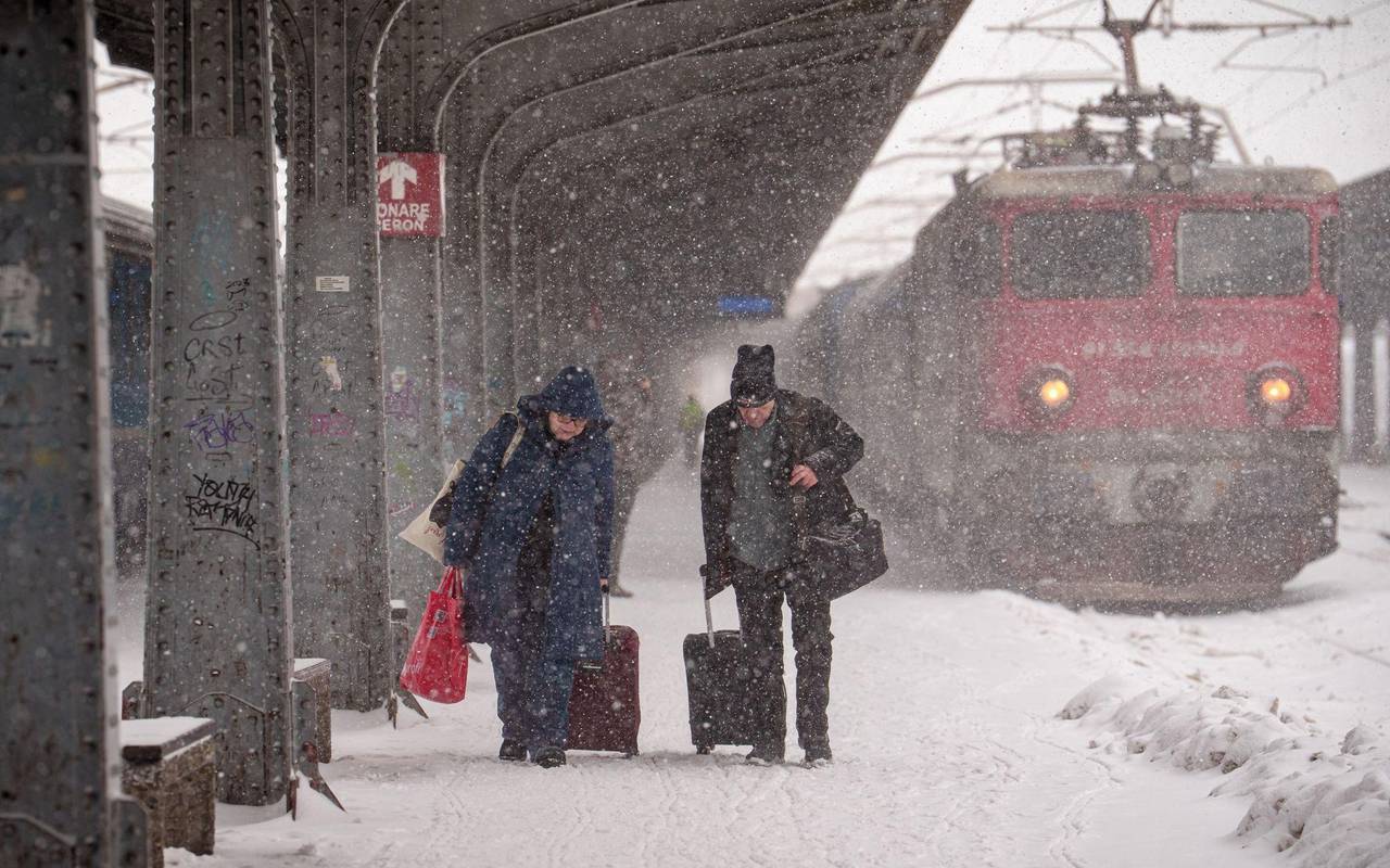 Winterwetter in Rumänien - Bukarest
