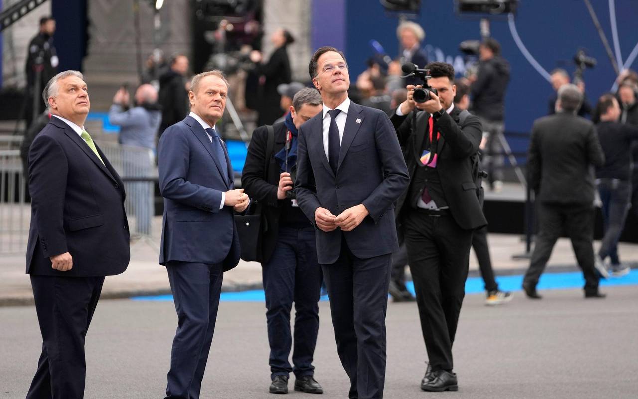 Orban, Tusk und Rutte