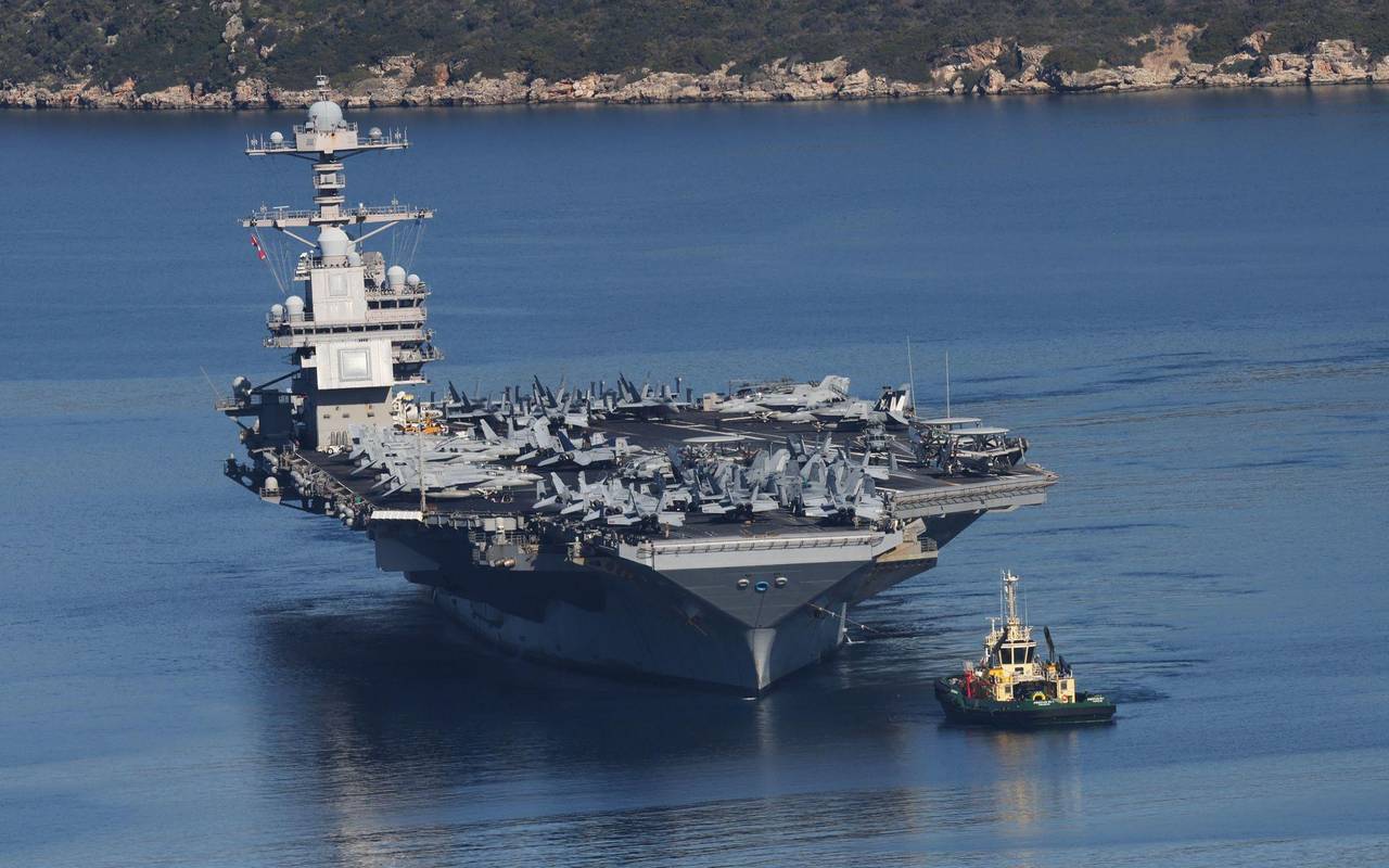 US-Flugzeugträger «USS Gerald R. Ford» verlässt Kreta