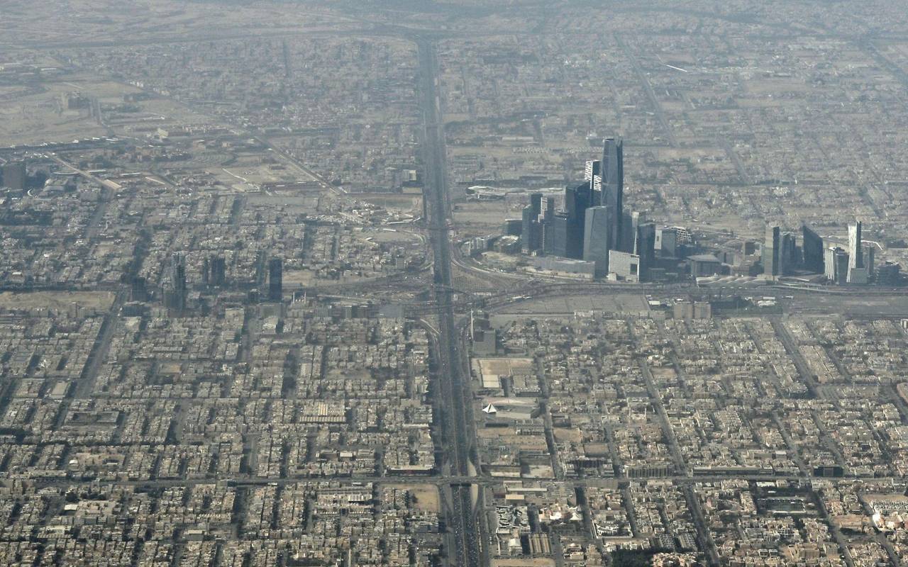 Luftaufnahme Saudi-Arabien