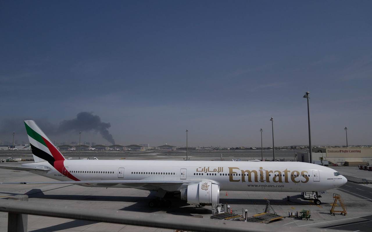 Angriff auf den Iran - Flughafen in Dubai