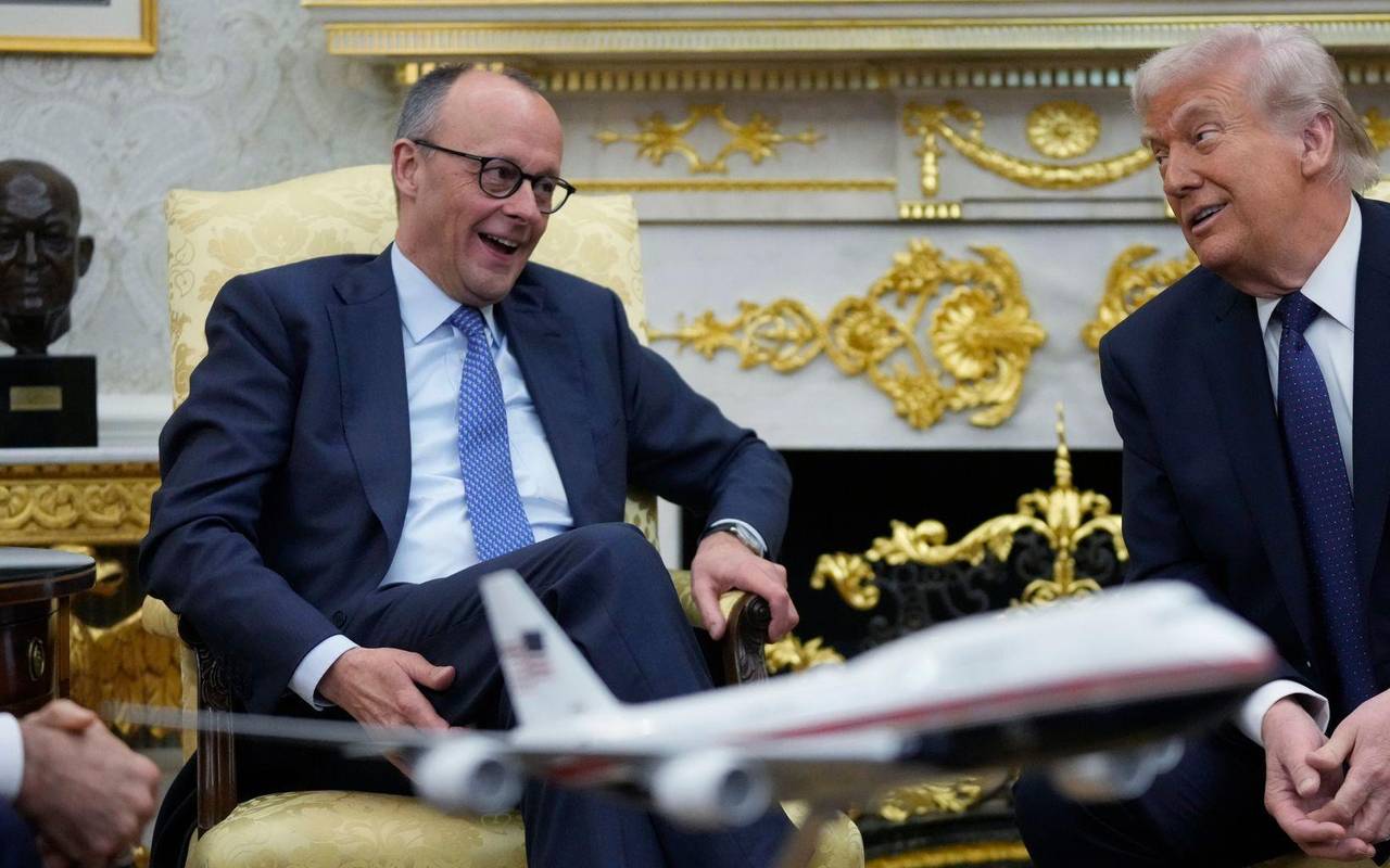 US-Präsident Trump empfängt Bundeskanzler Merz