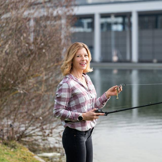 Beginn der Messe Aqua-Fisch - Barbara Kijewski